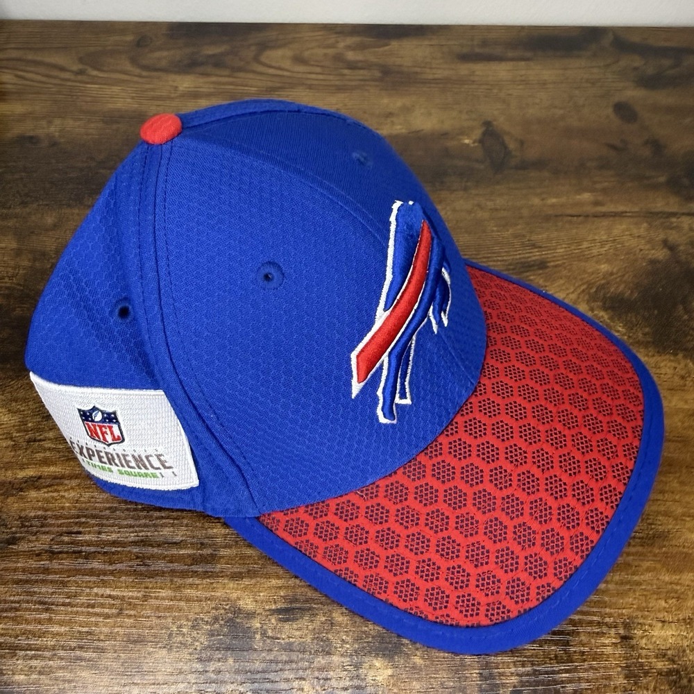 Buffalo Bills New Era 39THIRTY Hat S/M NFL Experience On Field Blue Red Cap